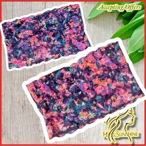 PINK Victoria’s Secret- Sz S - Lace bandeau - neon - colorful - fun
